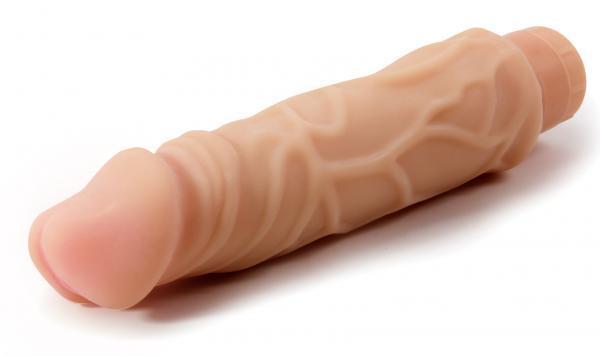 X5 Hard On Vibe 9 inches Waterproof Dildo - Beige - Secret Garden