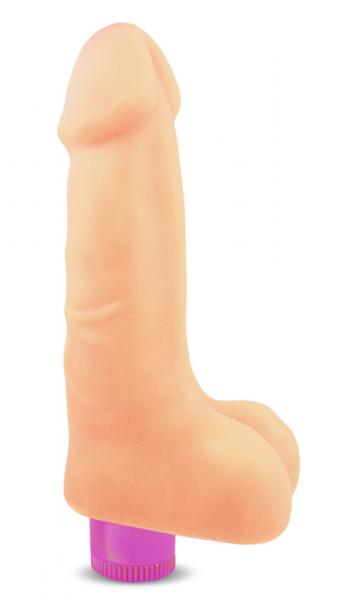 X5 Plus 7 inches Vibrating Cock Beige Dildo - Secret Garden