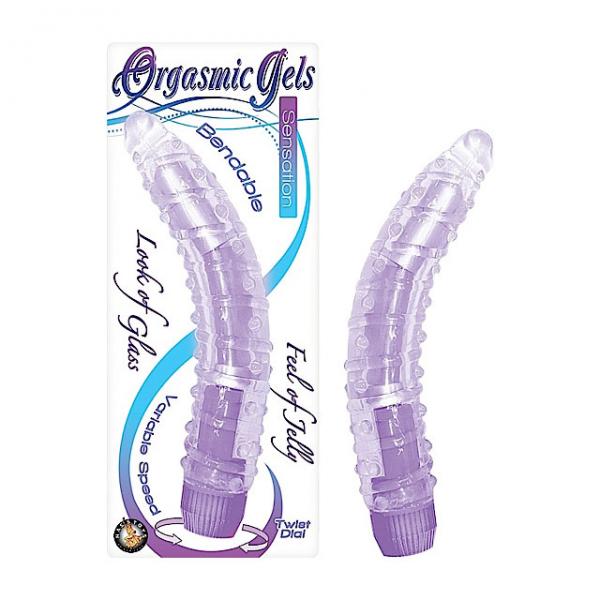 Orgasmic Gels Sensation Purple Vibrator - Secret Garden