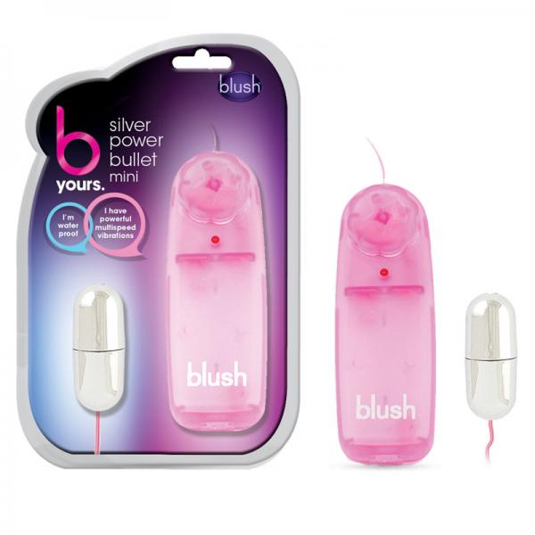 Silver Bullet Mini Vibrator Pink Power Control - Secret Garden