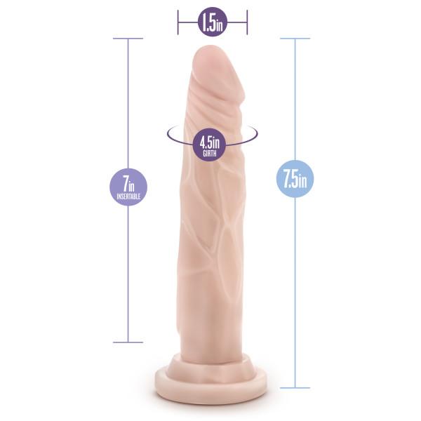 Realistic Dildo - Basic 7.5 - Beige