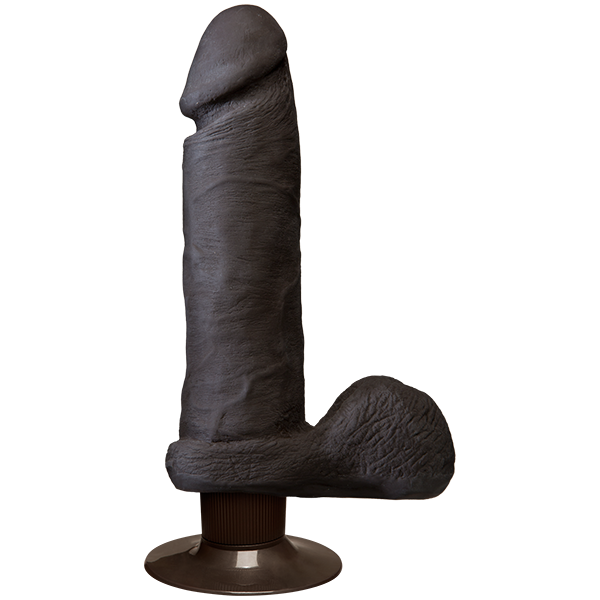 The Vibro Realistic Cock UR3 Vibrator 8 Inch - Brown - Secret Garden