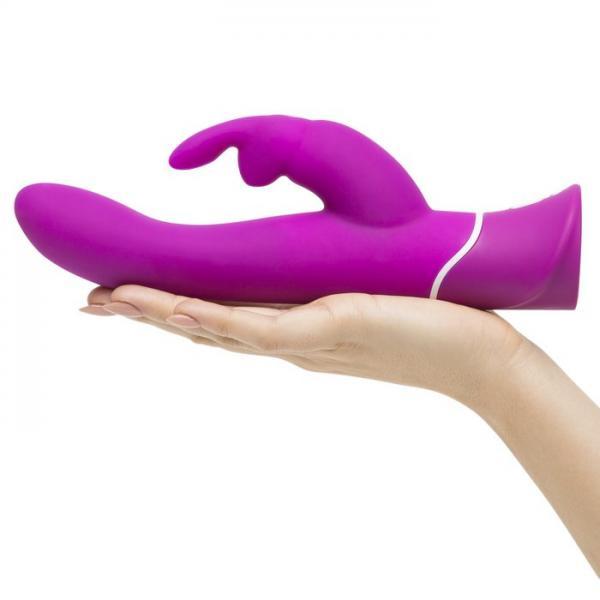 Happy Rabbit 2 Curve Vibrator Purple USB Rechargeable - Secret Garden