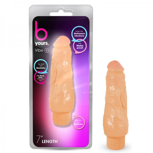 B Yours Cock Vibe #9 Beige Vibrator - Secret Garden