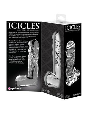 Icicles No. 40 Hand Blown Glass Massager