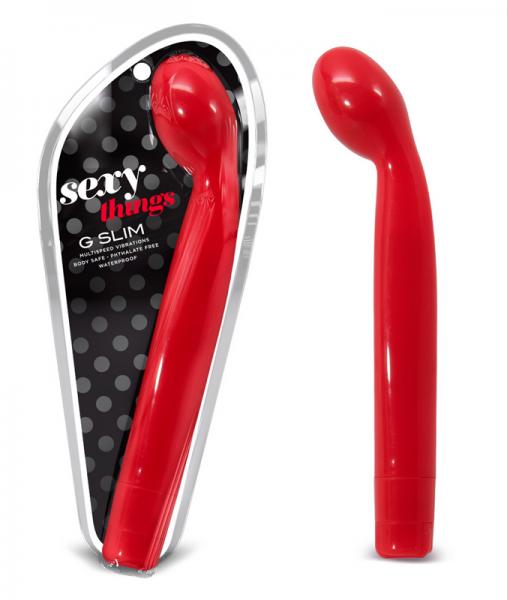 Sexy Things G Slim Scarlet Red G-Spot Vibrator - Secret Garden