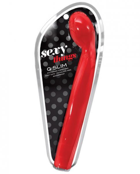 Sexy Things G Slim Scarlet Red G-Spot Vibrator - Secret Garden