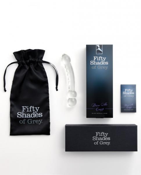 Fifty Shades of Grey Drive Me Crazy Glass Massage Wand - Secret Garden