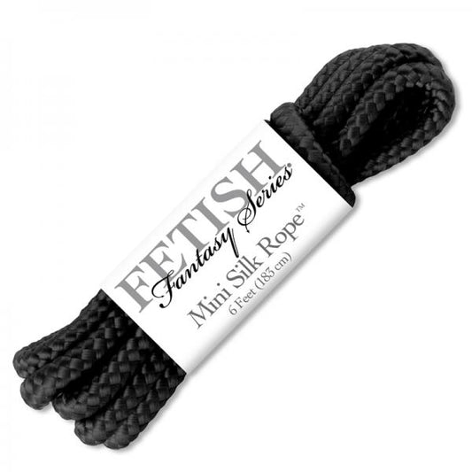 Fetish Fantasy Mini Silk Rope Black - Secret Garden