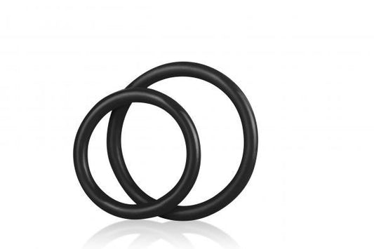 C & B Gear Silicone Cock Ring Set Black - Secret Garden