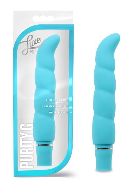 Purity G Silicone Vibe Aqua Blue - Secret Garden