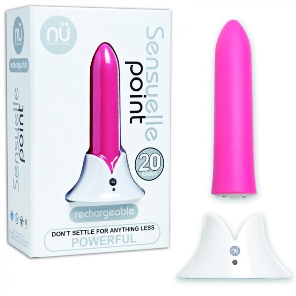 Sensuelle Point 20 Function Waterproof Bullet - Pink - Secret Garden