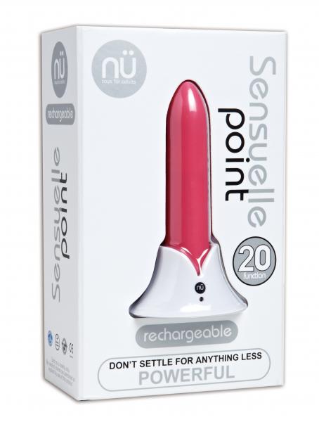 Sensuelle Point 20 Function Waterproof Bullet - Pink - Secret Garden