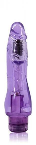 Fantasy Vibe 8.5 inches Vibrating Dildo Purple - Secret Garden