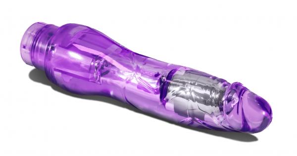 Fantasy Vibe 8.5 inches Vibrating Dildo Purple - Secret Garden