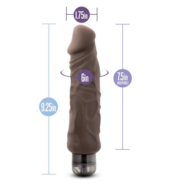 Home Wrecker 9 inches Realistic Vibrator - Brown - Secret Garden