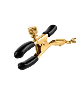 Fetish Fantasy Gold Chain Nipple Clamps - Secret Garden