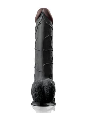 No 11 Wallbanger Vibrating Dildo - Black - Secret Garden