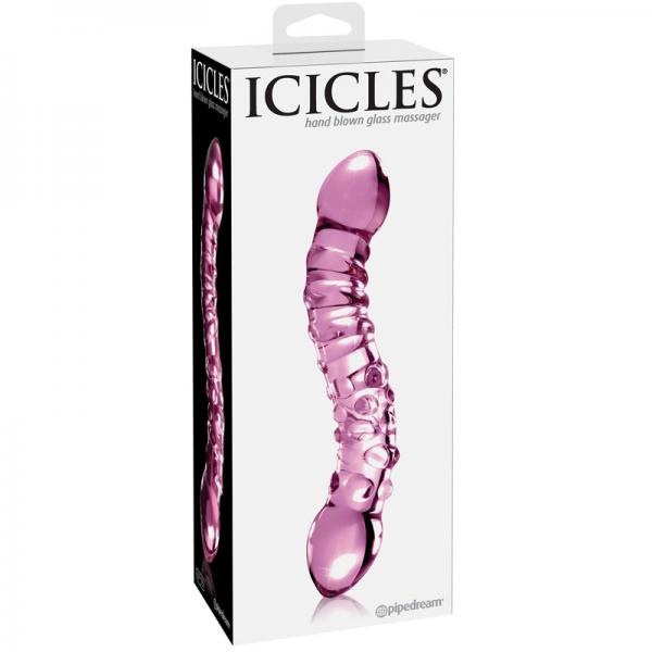 Icicles No. 55 Pink Glass Massager - Secret Garden