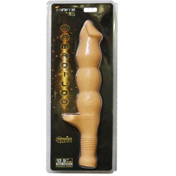 19 inches Armadildo With Handle Beige - Secret Garden