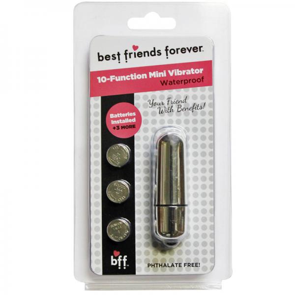 Bff Waterproof Friends W/benefits Bullet Silver 6cm - Secret Garden