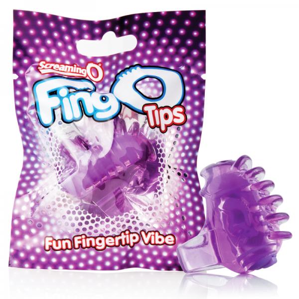 Fingo Tips Purple Fingertip Vibrator- Purple - Secret Garden