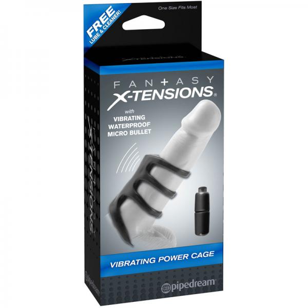 Fantasy X-Tensions Vibrating Power Cage Black - Secret Garden