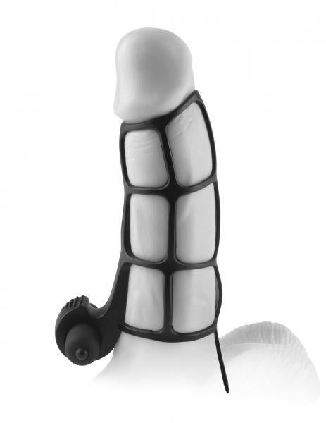 Deluxe Silicone Power Cage - Black - Secret Garden