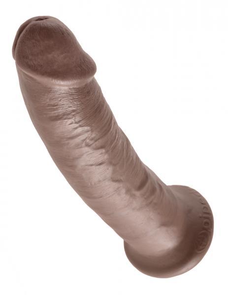 King Cock 9 Inch Dildo - Brown