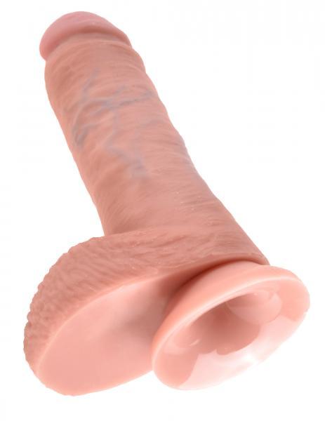 King Cock 8in Cock - Beige