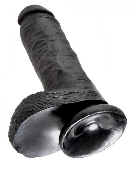 King Cock 8in Cock - Black