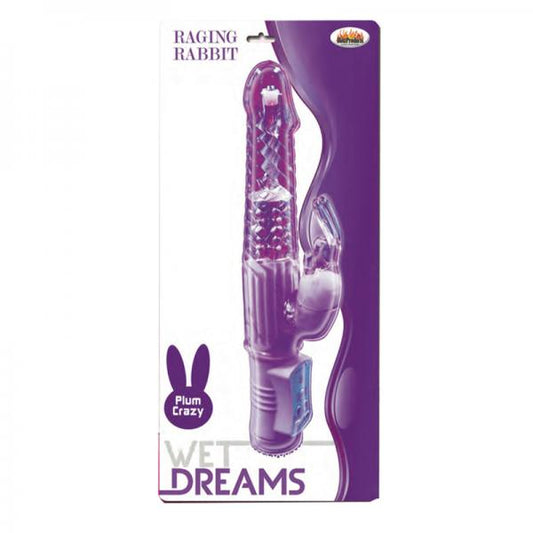 Wet Dreams Raging Rabbit Purple Vibrator - Secret Garden