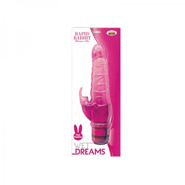 Rapid Rabbit Pink Passion Vibrator - Secret Garden