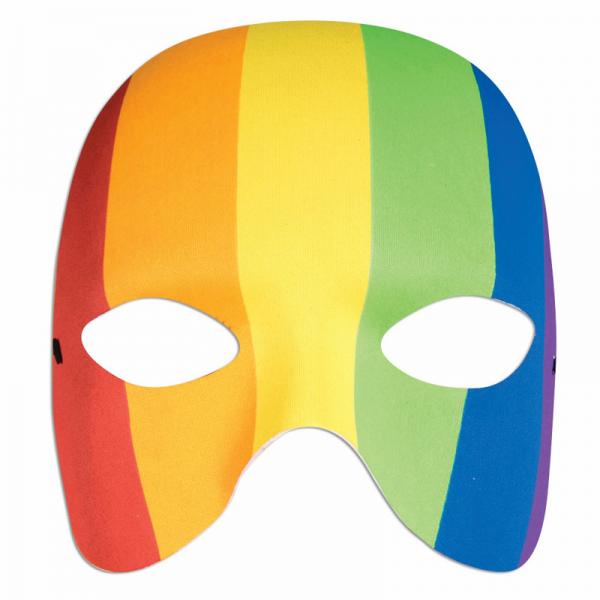 Rainbow Half Mask - Secret Garden