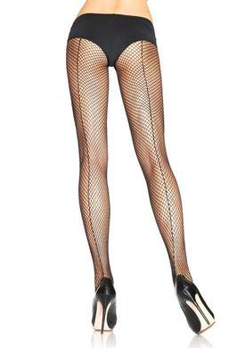 Fishnet Backseam Pantyhose O/S Black - Secret Garden