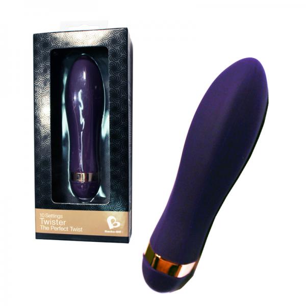 Twister Purple Discreet Vibrator - Secret Garden