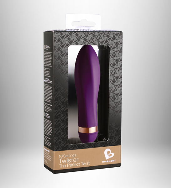 Twister Purple Discreet Vibrator - Secret Garden