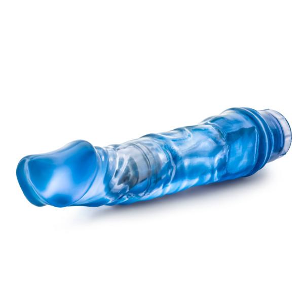 B Yours Vibe 6 Blue Realistic Vibrator - Secret Garden