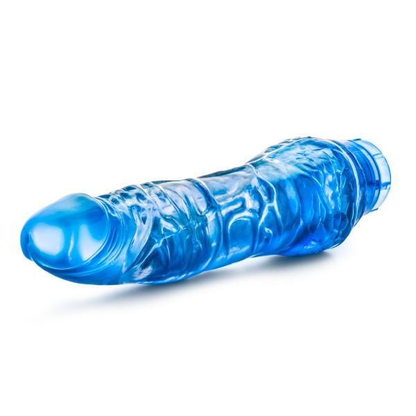 B Yours Vibe 7 Blue Vibrating Dildo - Secret Garden