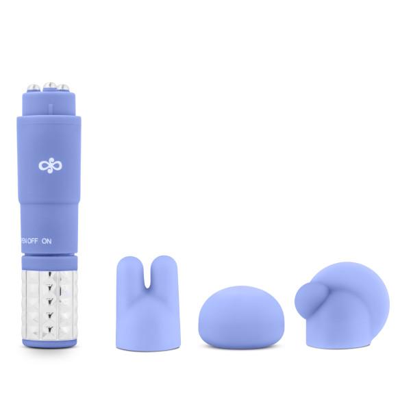 Revitalize Massage Kit with 3 Silicone Attachments Purple - Secret Garden