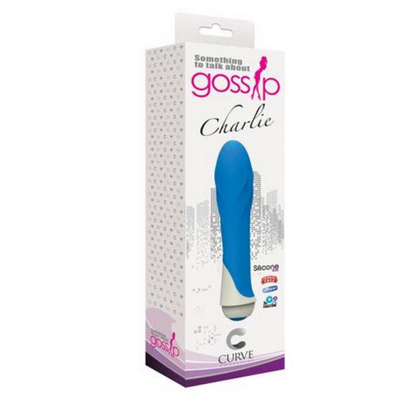 Gossip Charlie 7 Function Silicone Vibe Blue - Secret Garden