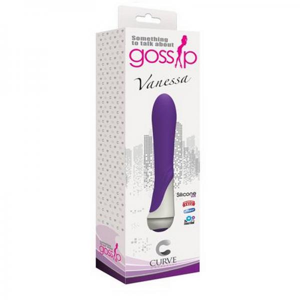 Vanessa 7 Function Waterproof Silicone Vibrator Purple - Secret Garden