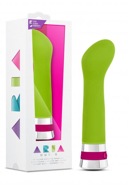 Aria Hue G Lime Green Vibrator - Secret Garden