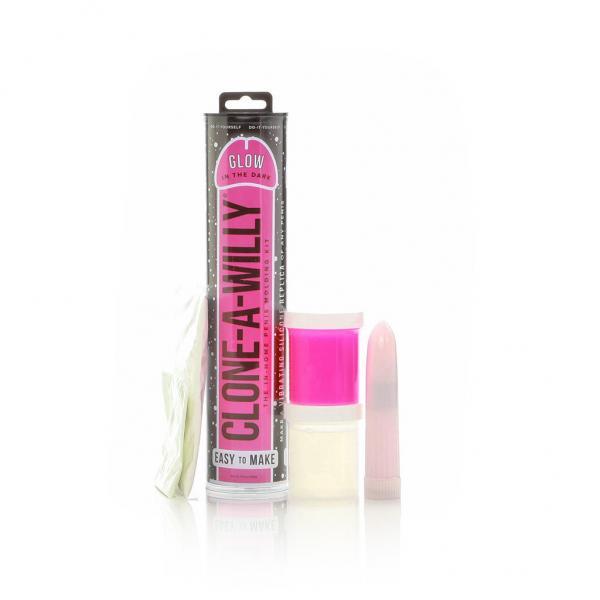 Clone A Willy Hot Pink Glow In The Dark - Secret Garden