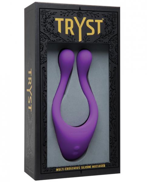 Tryst Purple Multi-Erogenous Massager - Secret Garden