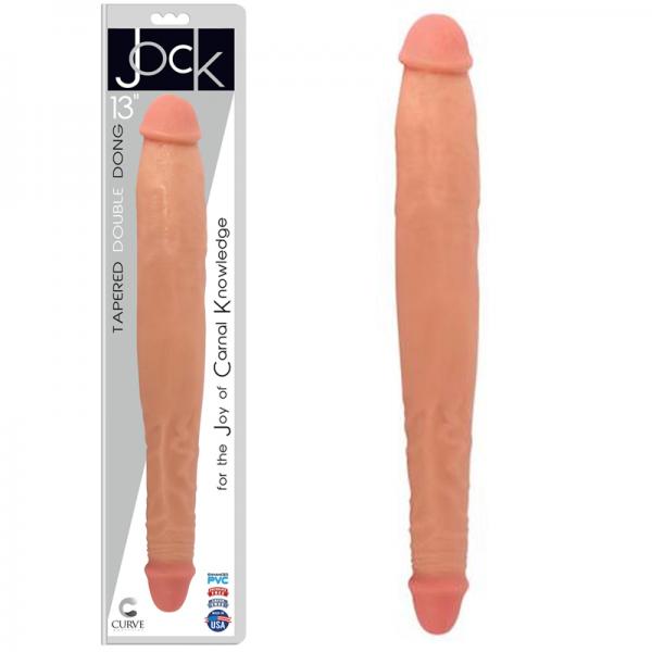 Jock 13 inches Tapered Double Dong Beige - Secret Garden