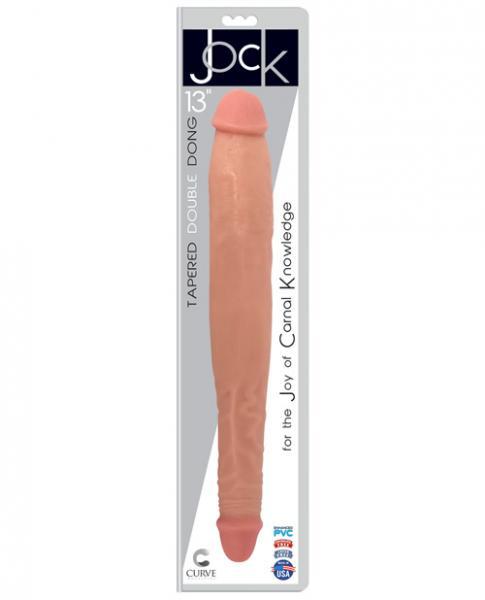 Jock 13 inches Tapered Double Dong Beige - Secret Garden