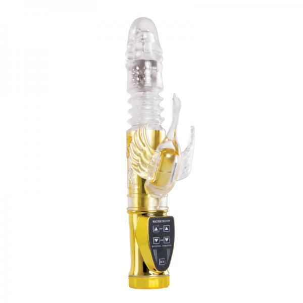 Wyld Vibes Deep Stroker Swan Gold Vibrator - Secret Garden