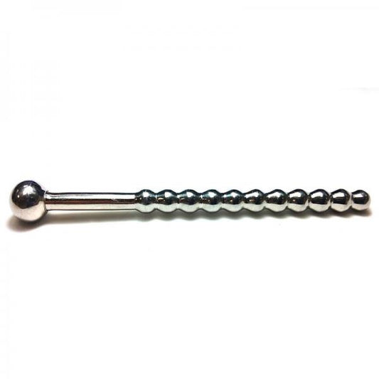 Rouge Beaded Urethral Sound W/stopper - Secret Garden