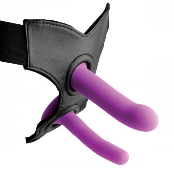 Strap U Incurve Silicone Strap-On Dildo Set